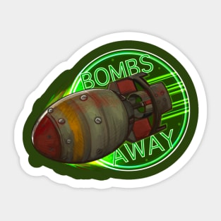 Mini Nuke-Bombs Away Sticker